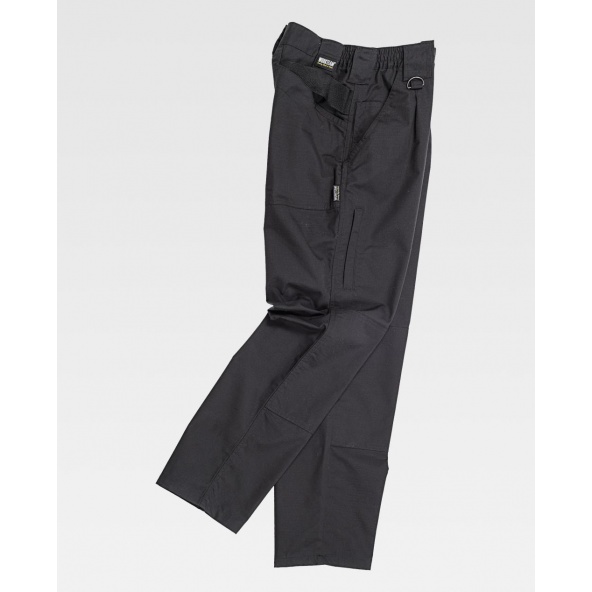 Comprar Pantalon con tejido Ripstop antiespinos C4015 Negro workteam barato