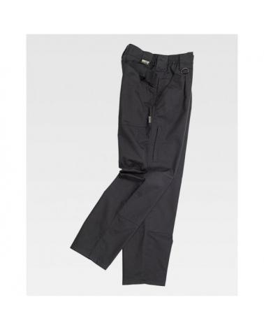 Comprar Pantalon con tejido Ripstop antiespinos C4015 Negro workteam barato