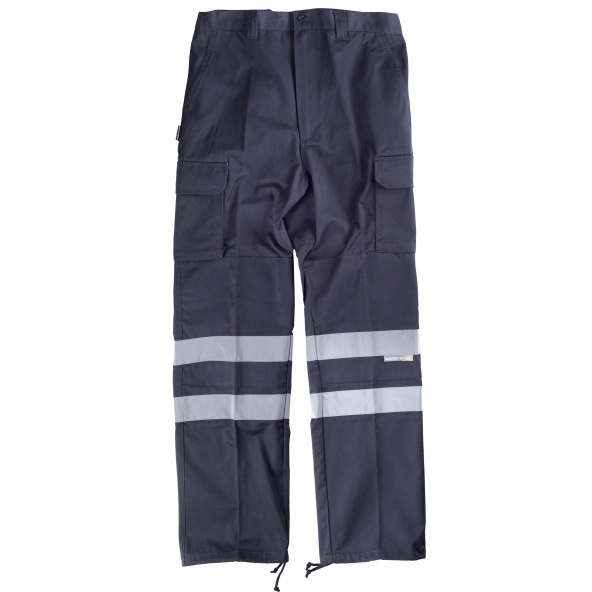 Comprar Pantalon con refuerzos (tallas grandes) C4016 Marino workteam delante