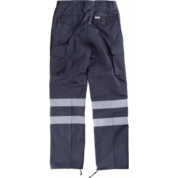 Pantalon con refuerzos (tallas grandes) C4016 Marino workteam atrás barato