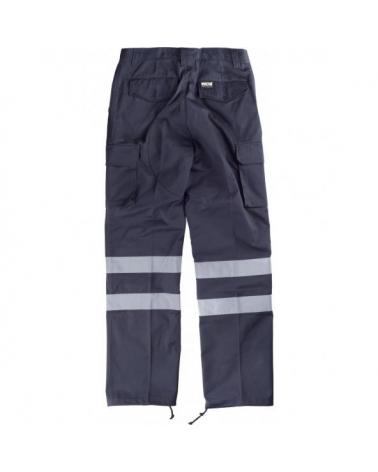 Pantalon con refuerzos (tallas grandes) C4016 Marino workteam atrás barato