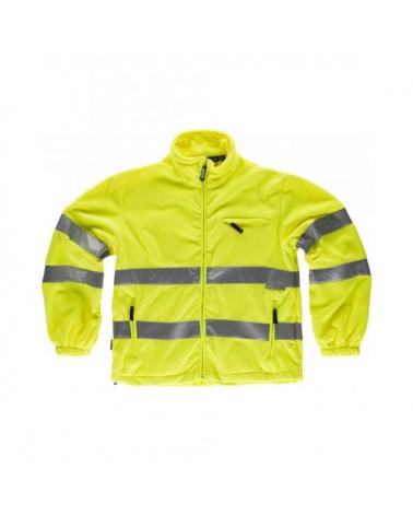 Comprar Forro Polar C4035 Amarillo AV workteam delante