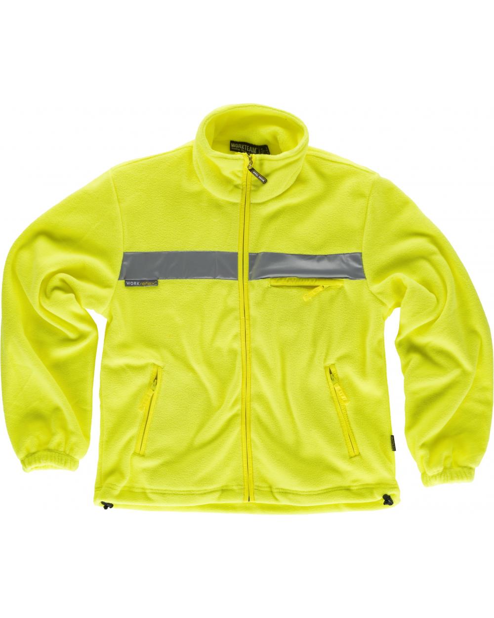 Comprar Forro Polar C4040 Amarillo AV workteam delante