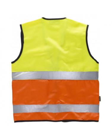 Chaleco C4046 Amarillo AV+Naranja AV workteam atrás barato