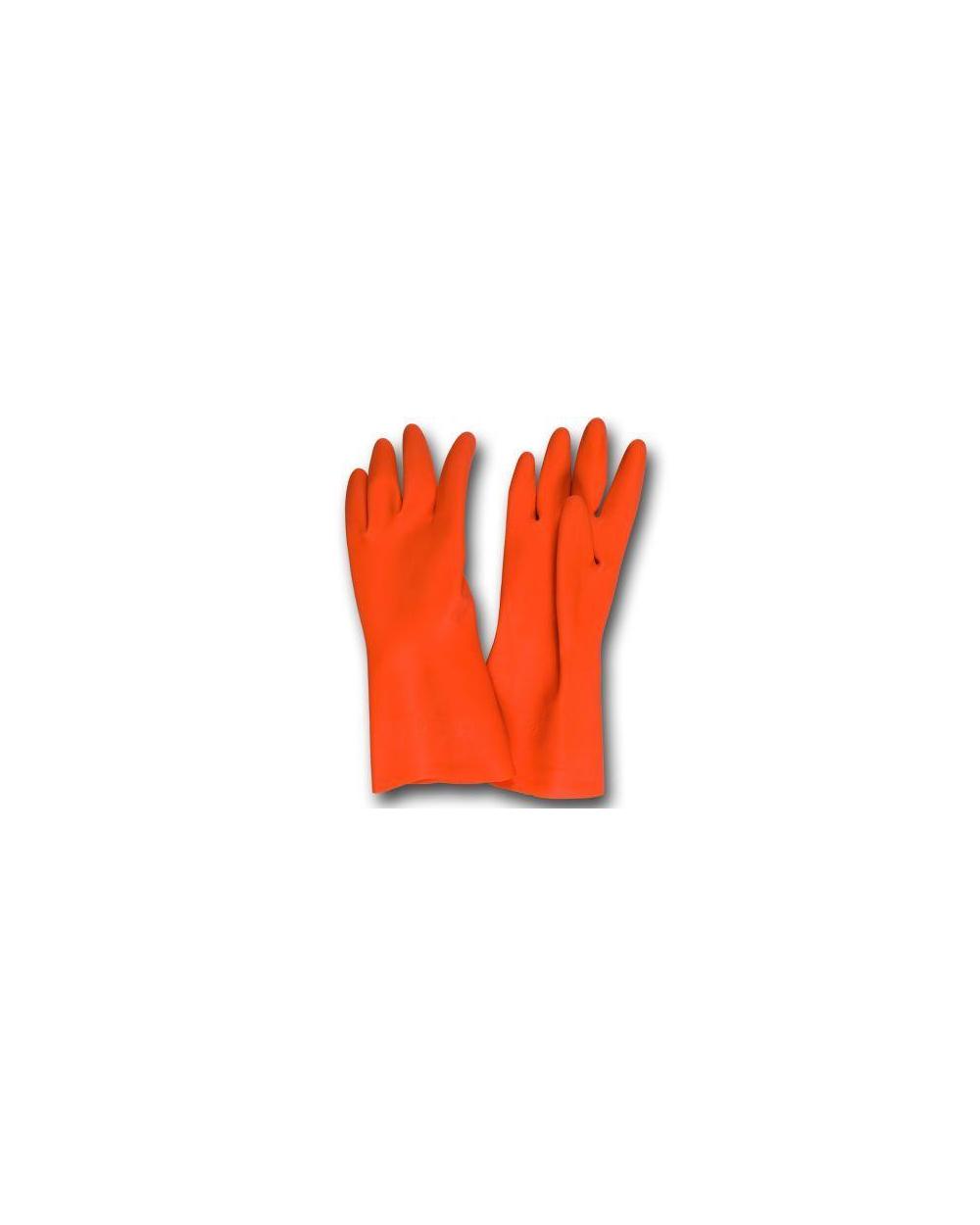 Guante industrial naranja neoprene 220 - Pack de 12 pares