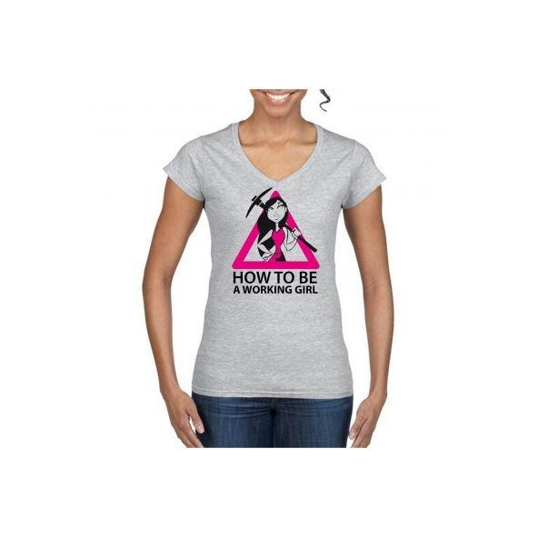 Camiseta Working Girl modelo  VIR