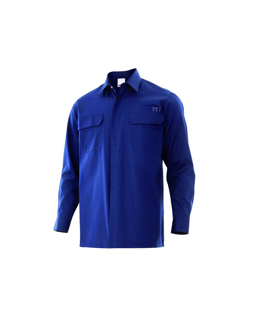Comprar Camisa ignifuga antiestatica serie 605003 online barato Azul Navy