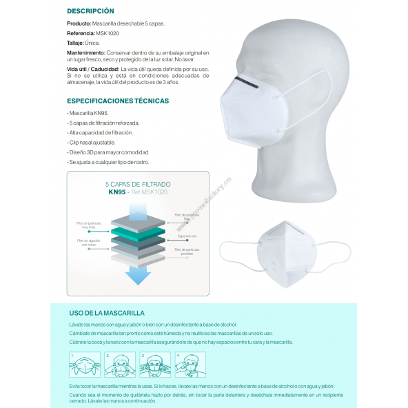 comprar mascarilla desechable coronavirus barata