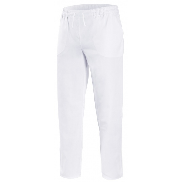 compra pantalon de pijama sanitario blanco de algodon Velilla serie 533005