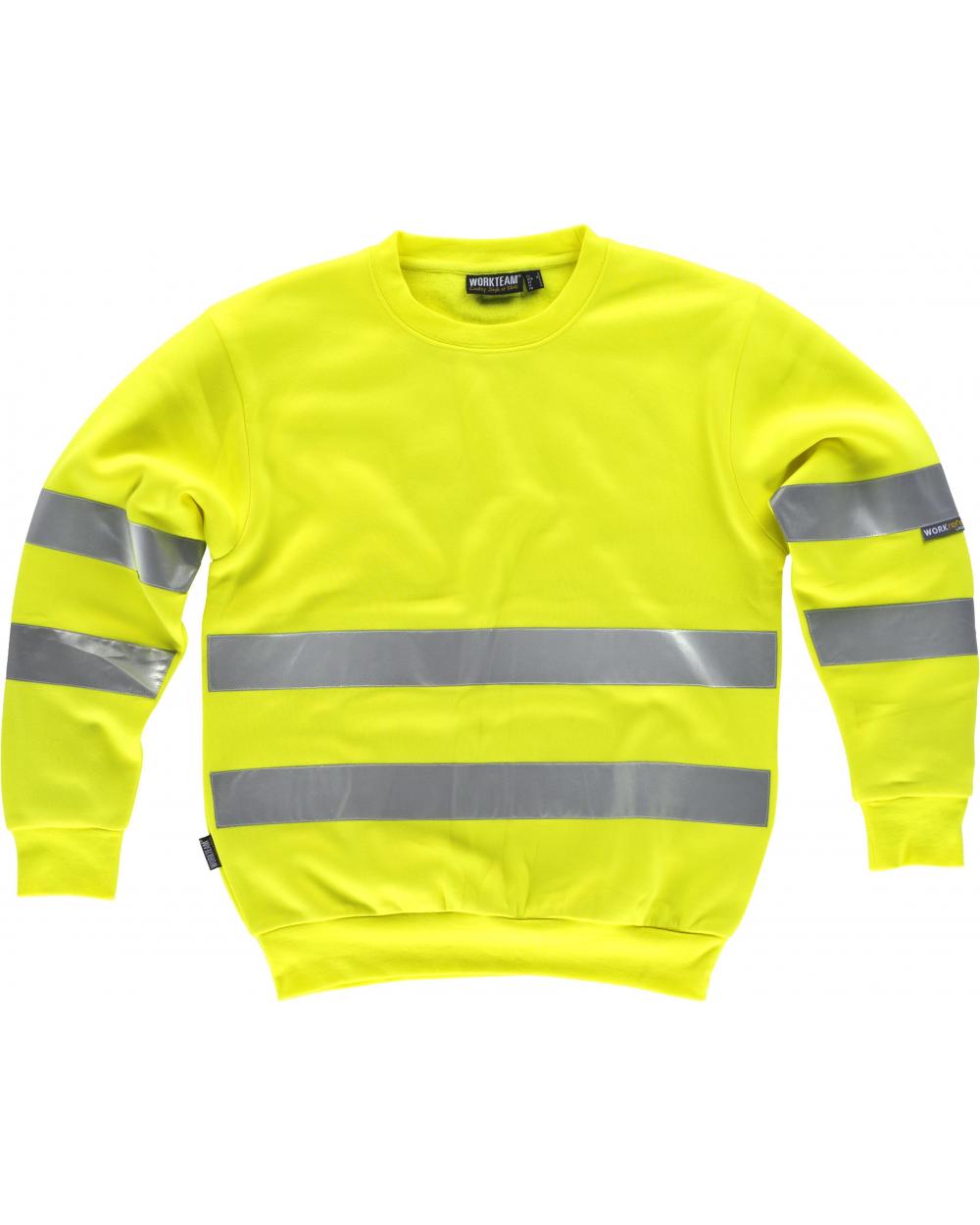 Comprar Sudadera alta visibilidad C9030 Amarillo AV workteam delante