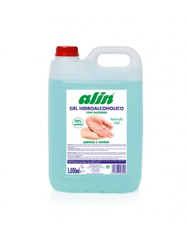 Gel hidroalcoholico con glicerina higienizante 5 litros  barato online