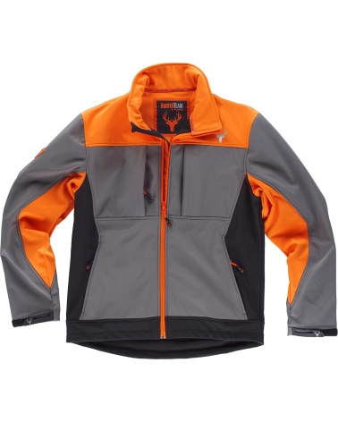 Comprar Chaqueta de caza tricolor S8625 Gris+Naranja A.V.+Negro online bataro