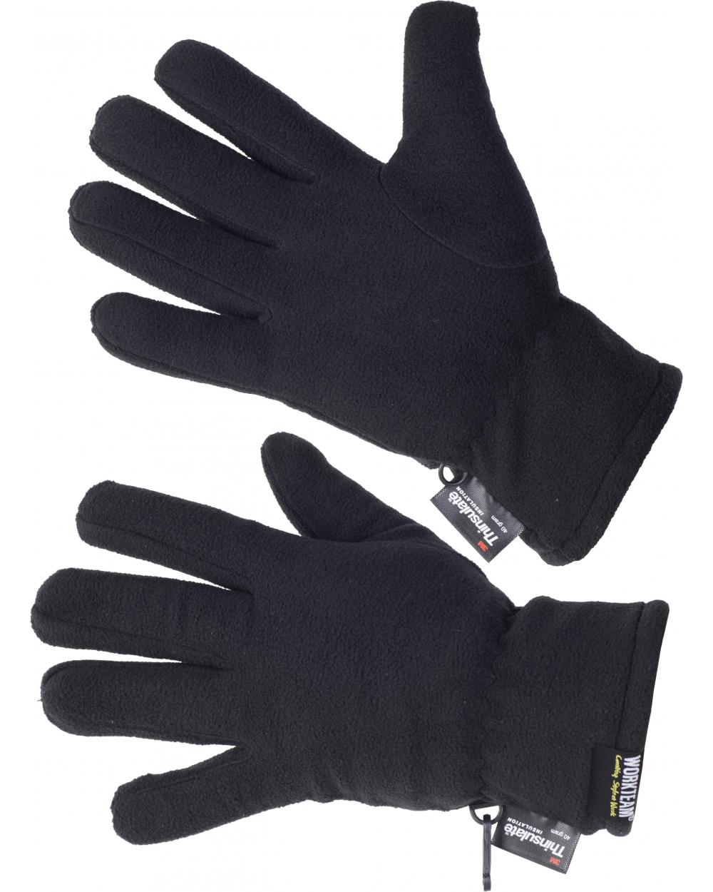 Comprar Guantes polares Thinsulate G0025 Negro workteam barato