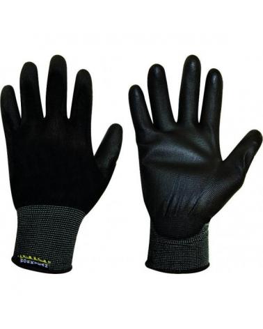 Comprar Guantes de poliuretano G4801 - Pack de 12 pares Negro workteam barato