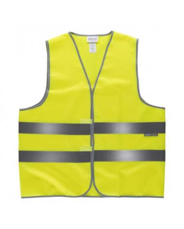 Comprar Chaleco de alta visibilidad HVTT01 Amarillo AV workteam delante