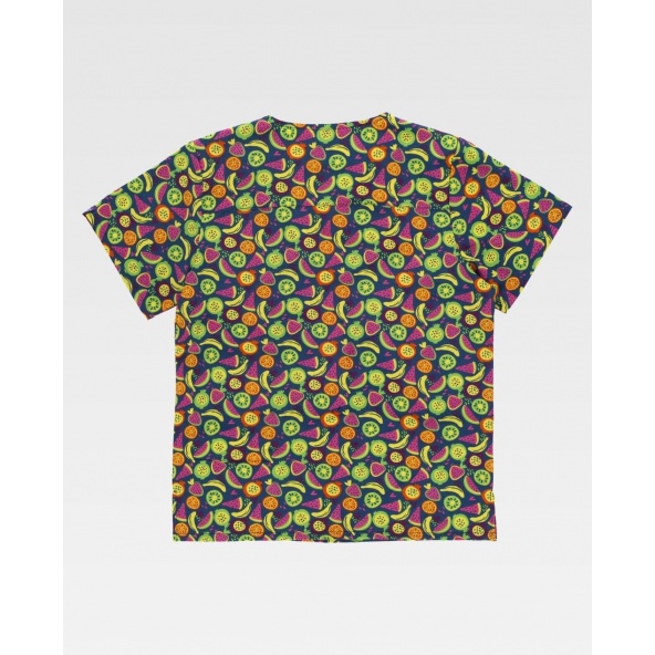 Casaca estampada unisex con tejido elastico B9854