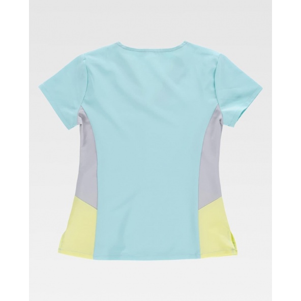 Casaca para mujer entallada con tejido elastico B6951