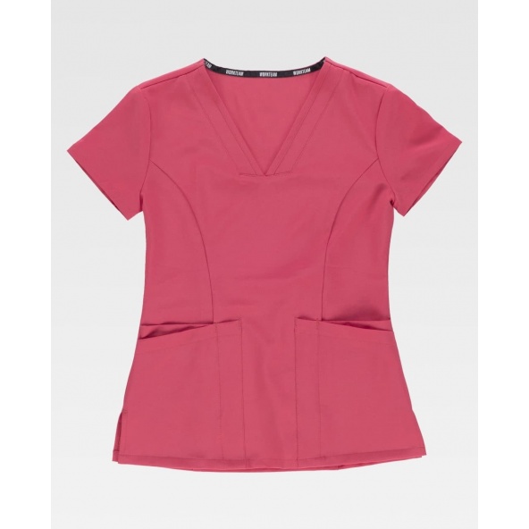 Casaca entallada fucsia B6950 Workteam barata online