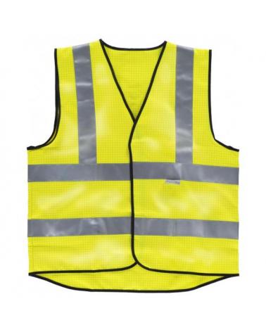 Comprar Chaleco antiestatico proteccion llama HVTT20 Amarillo AV workteam delante