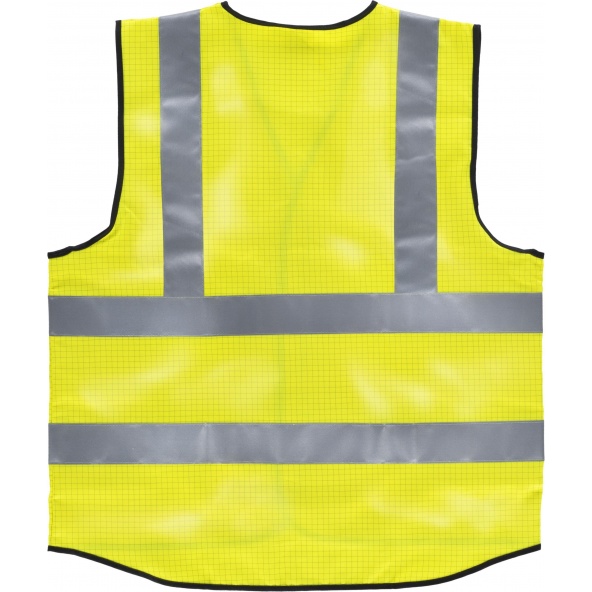 Chaleco antiestatico proteccion llama HVTT20 Amarillo AV workteam atrás barato