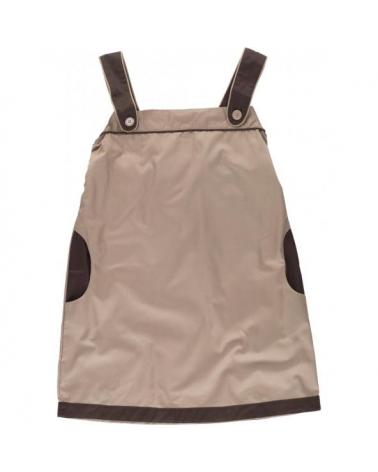 Comprar Pichi combinado con tirantes M2009 Beige+Marron workteam delante