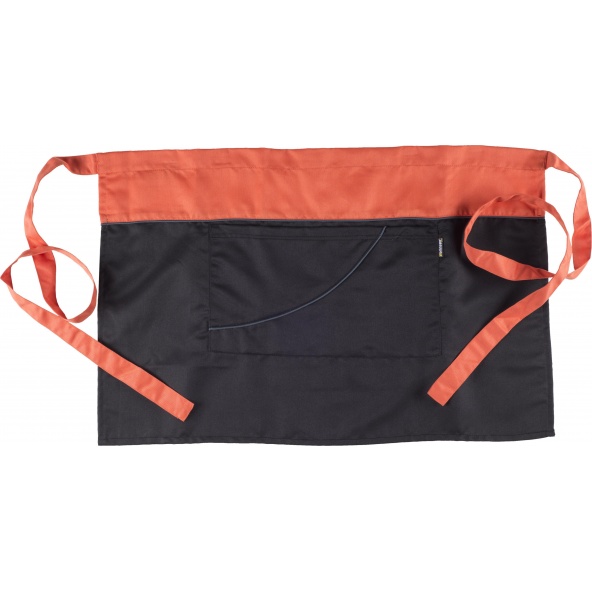 Comprar Delantal frances combinado M526 Negro+Coral workteam barato