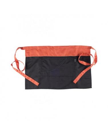 Comprar Delantal frances combinado M526 Negro+Coral workteam barato