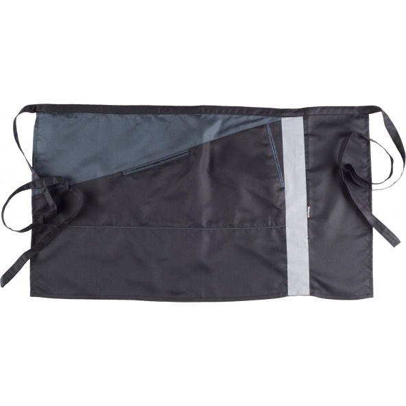 Comprar Delantal frances con cinta reflectante M531 Negro+Gris workteam barato