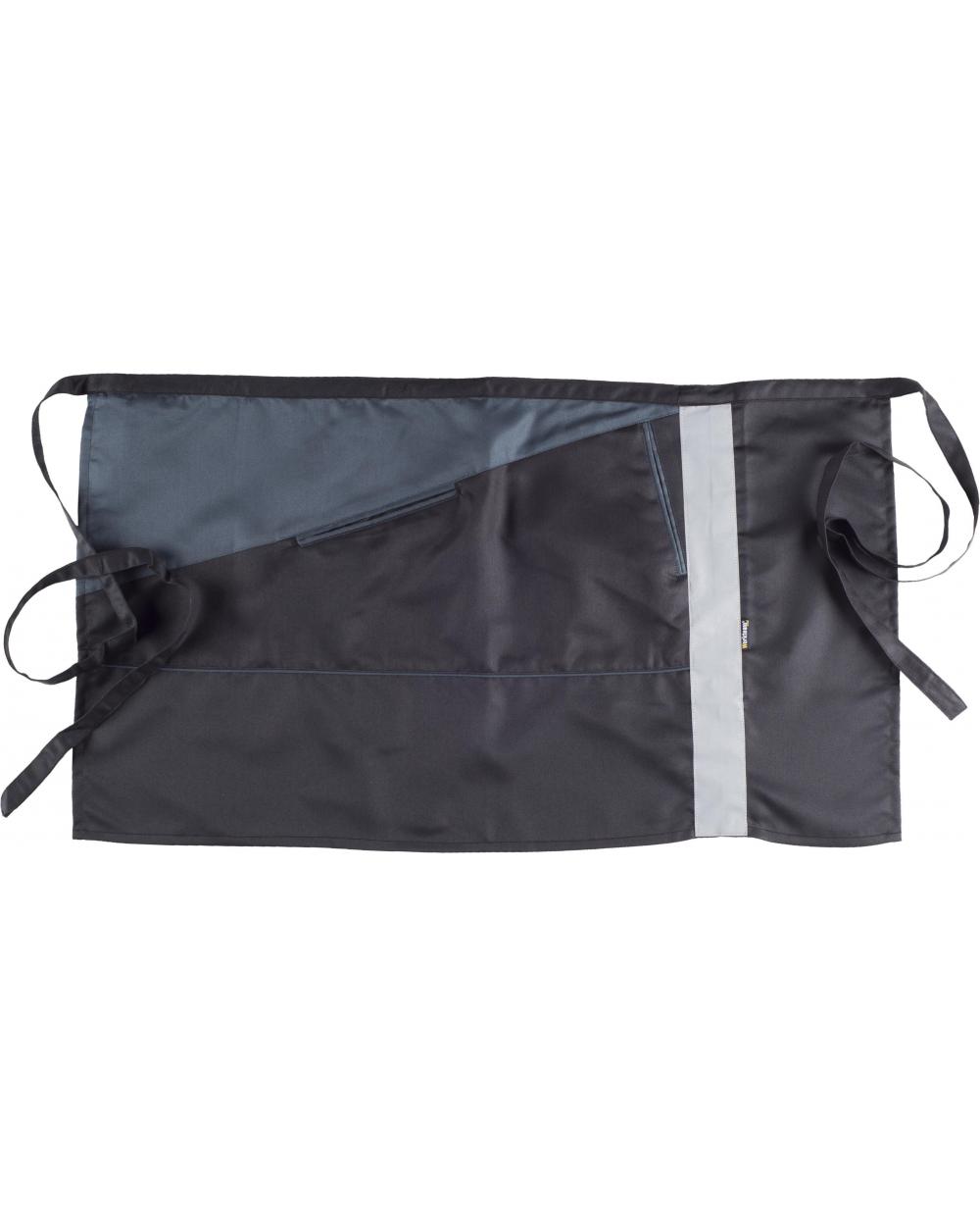 Comprar Delantal frances con cinta reflectante M531 Negro+Gris workteam barato