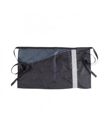 Comprar Delantal frances con cinta reflectante M531 Negro+Gris workteam barato