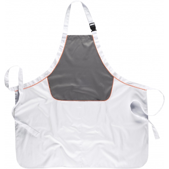 Comprar Delantal con peto combinado M540 Blanco+Gris+Naranja AV workteam barato