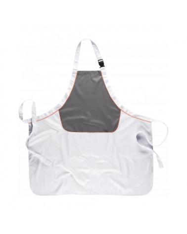 Comprar Delantal con peto combinado M540 Blanco+Gris+Naranja AV workteam barato