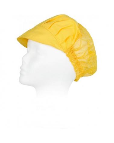 Comprar Cofia recoje pelo M601 Amarillo workteam barato