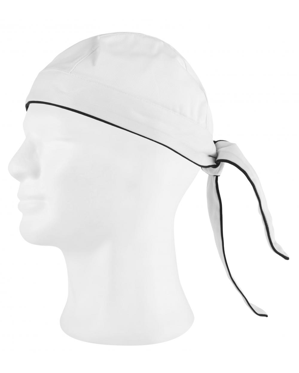 Comprar Bandana de cocinero M605 Blanco+Negro workteam barato