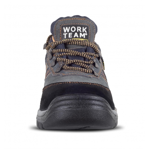 Zapatos de trabajo de serraje S1+P P1201 Gris workteam 3