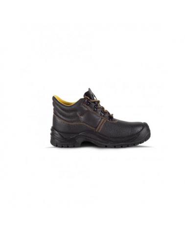 Botas de trabajo en piel hidrofuga S1+P P1301 Negro workteam 4