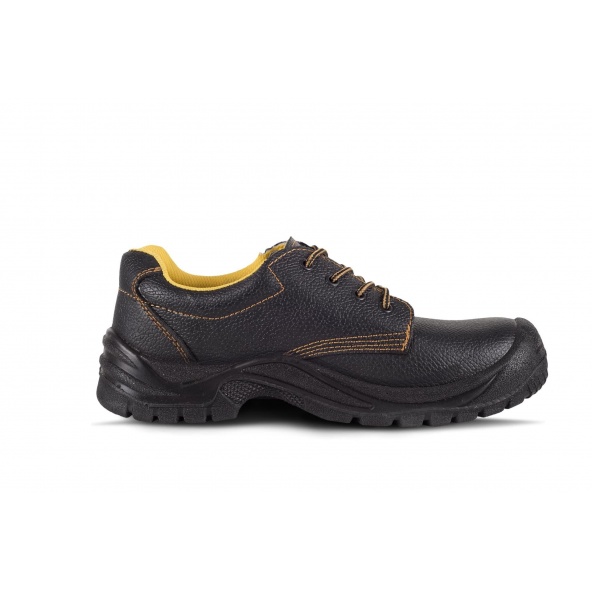 Zapatos de trabajo en piel hidrofuga S1+P P1401 Negro workteam 4