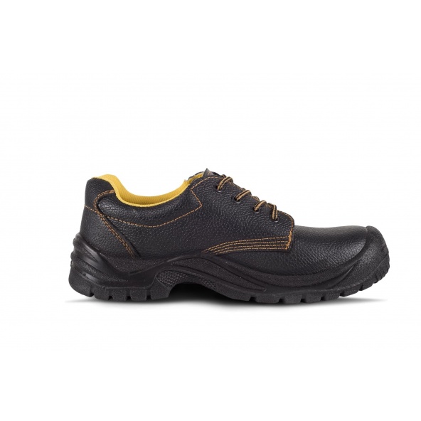 Zapatos de trabajo en piel hidrofuga S1+P P1401 Negro workteam 4