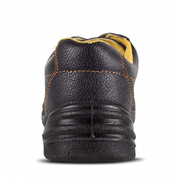 Zapatos de trabajo en piel hidrofuga S1+P P1401 Negro workteam 6