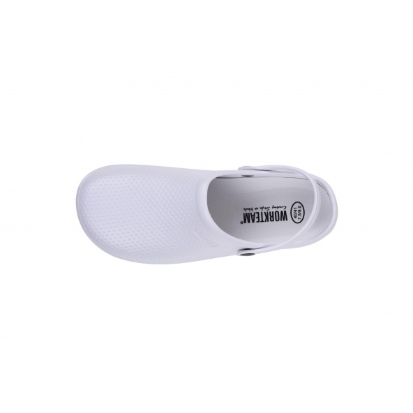 Zuecos de trabajo ultraligeros P2006 Blanco workteam 2