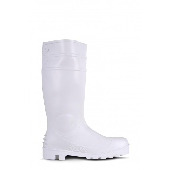 Botas de trabajo de goma blanca nitrilo y PVC S5 P2401 Blanco workteam 4