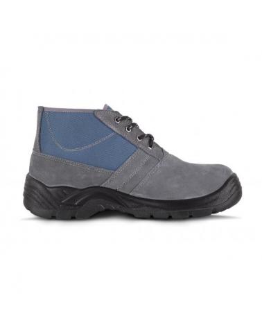 Botas de trabajo de serraje S1+P P2601 Gris workteam 4