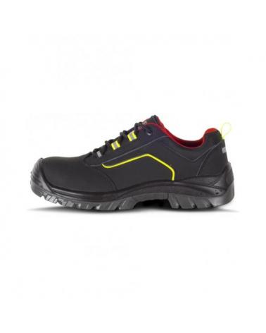 Comprar Zapatos de trabajo S3 libre de metal P2902 Negro+Rojo+Amarillo AV workteam 1