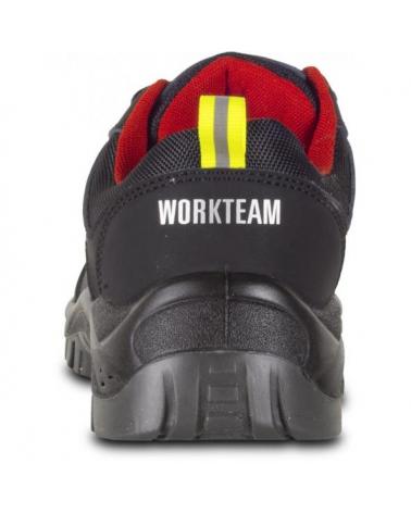 Zapatos de trabajo S3 libre de metal P2902 Negro+Rojo+Amarillo AV workteam 6 barato
