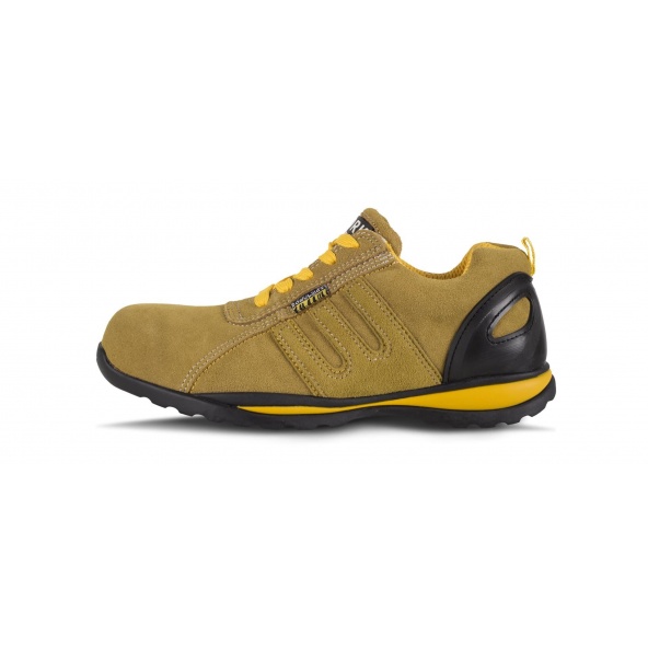 Comprar Zapatos de trabajo de serraje S1+P P3005 Amarillo workteam 1