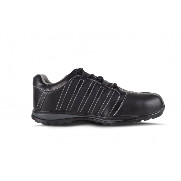 Zapatos de trabajo de piel S1+P P3006 Negro workteam 4