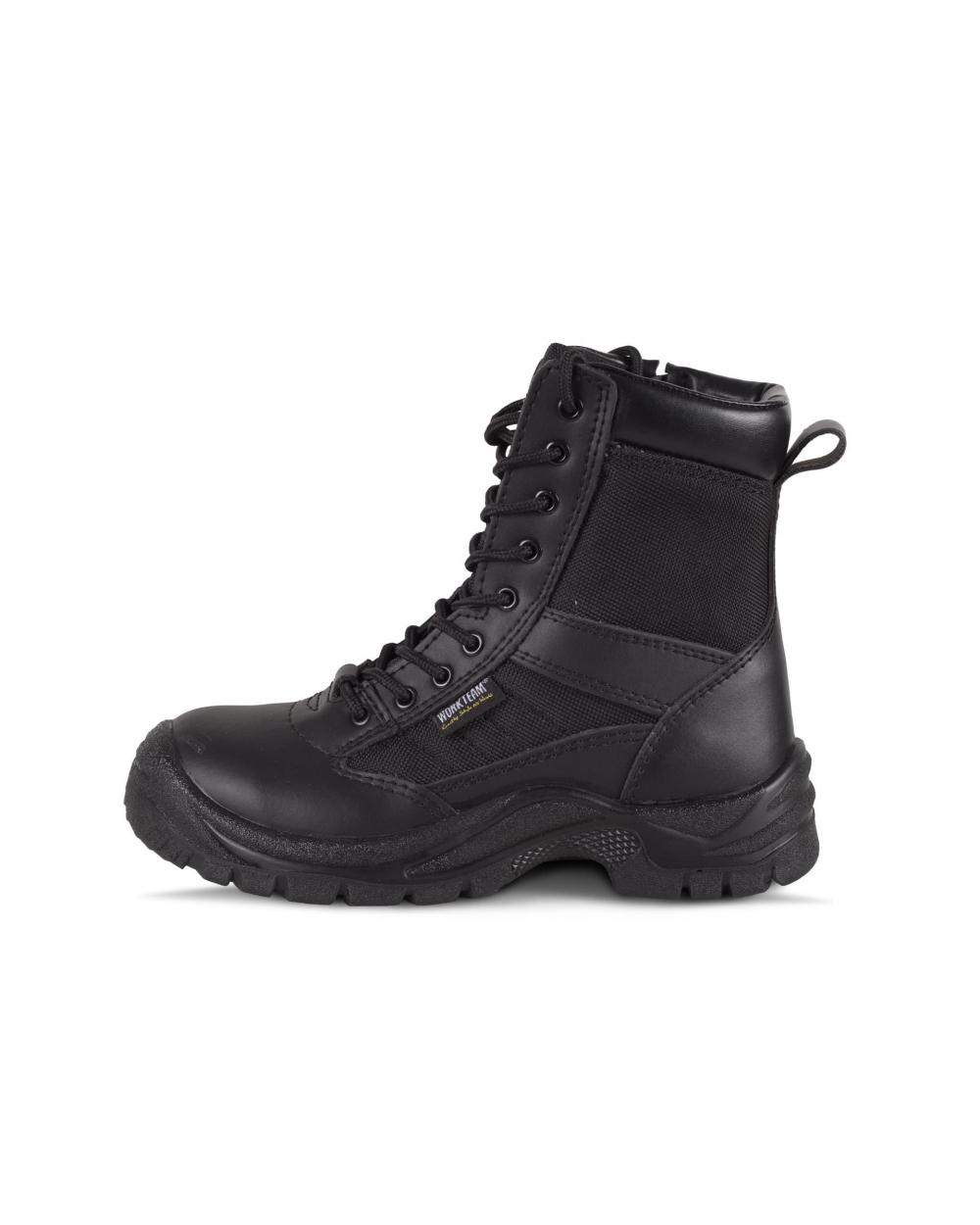 Comprar Botas de montaña de piel color negro P3007 Negro workteam 1