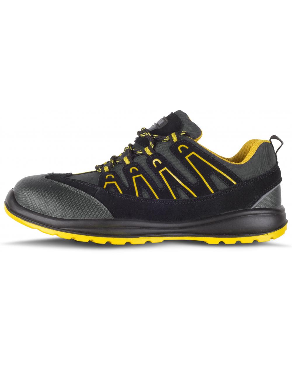 Comprar Zapatos de trabajo libre de metal S1+P P3012 Gris+Amarillo workteam 1