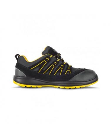 Zapatos de trabajo libre de metal S1+P P3012 Gris+Amarillo workteam 4