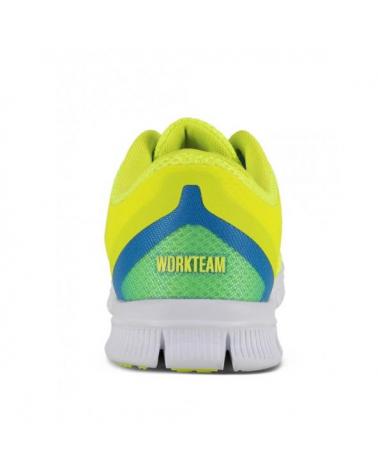 Zapatillas deportivas de rejilla P4001 Amarillo AV workteam 6 barato